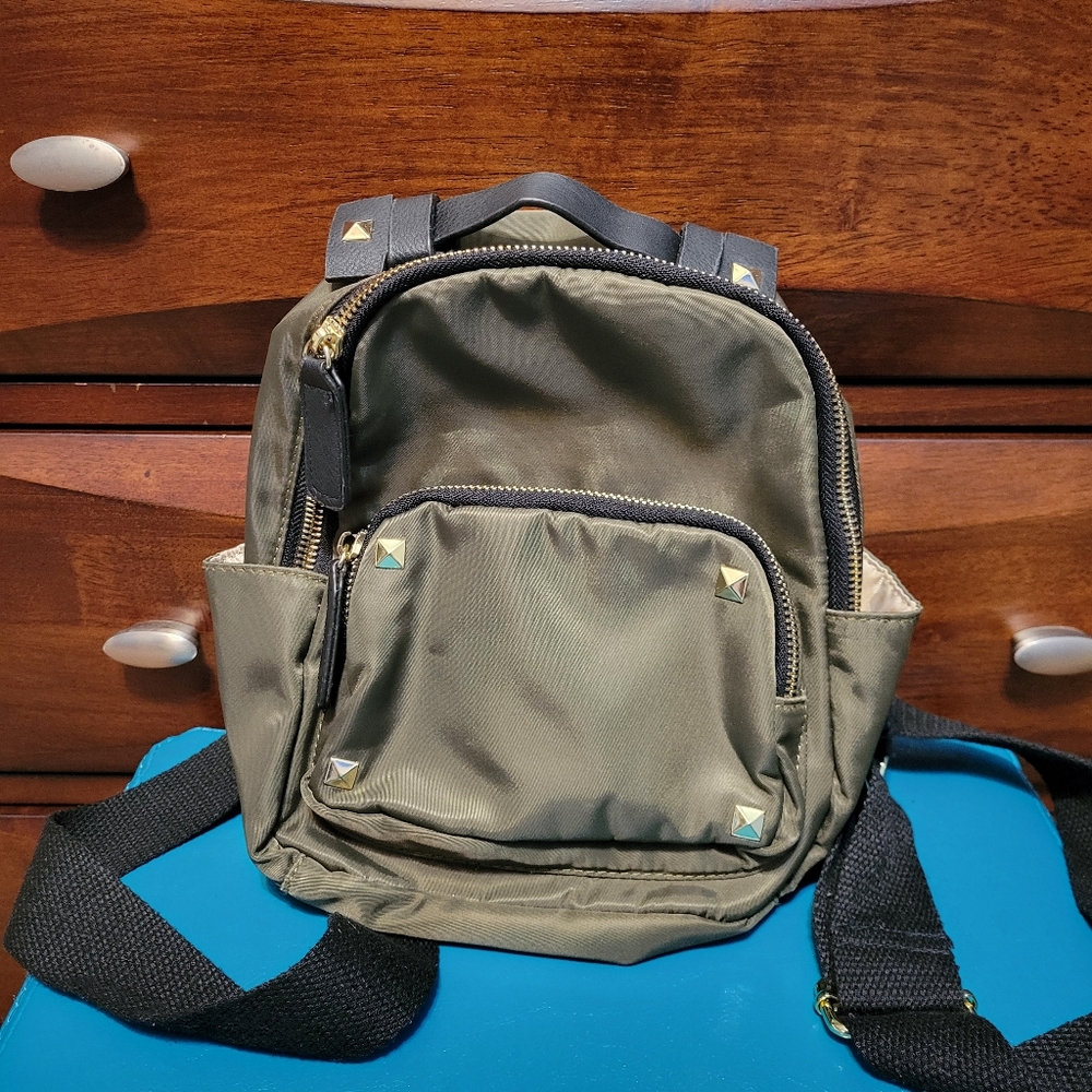 Madden Girl Army Green Backpack Purse